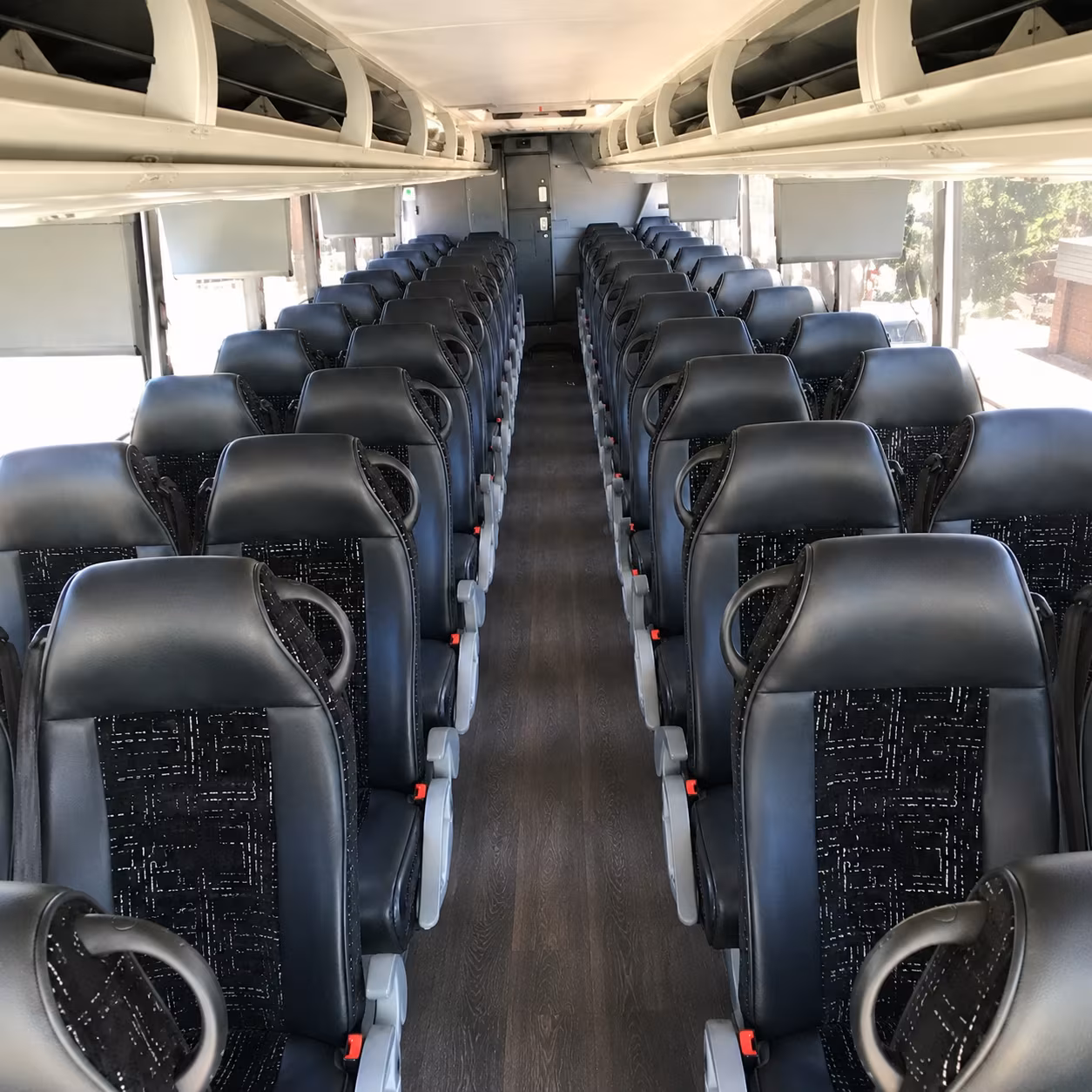 raleigh charter bus inside