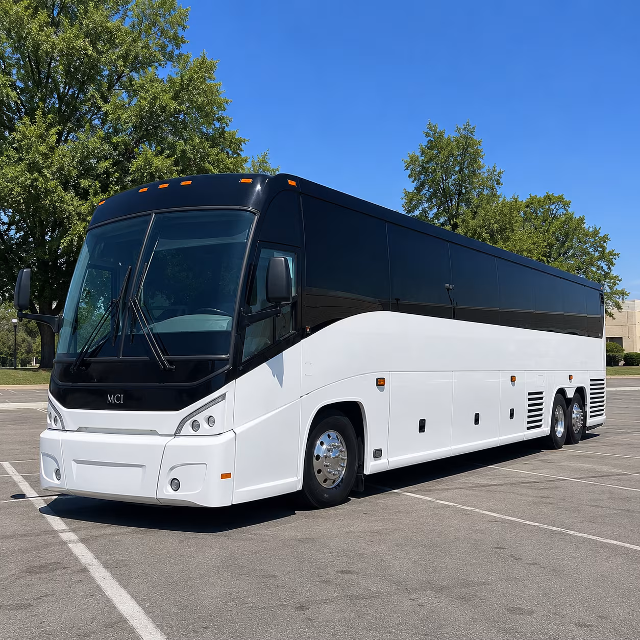 raleigh charter bus services exterior