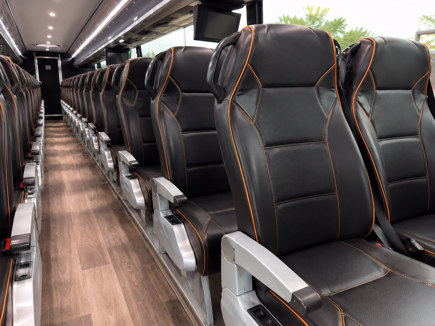 raleigh charter bus services inside
