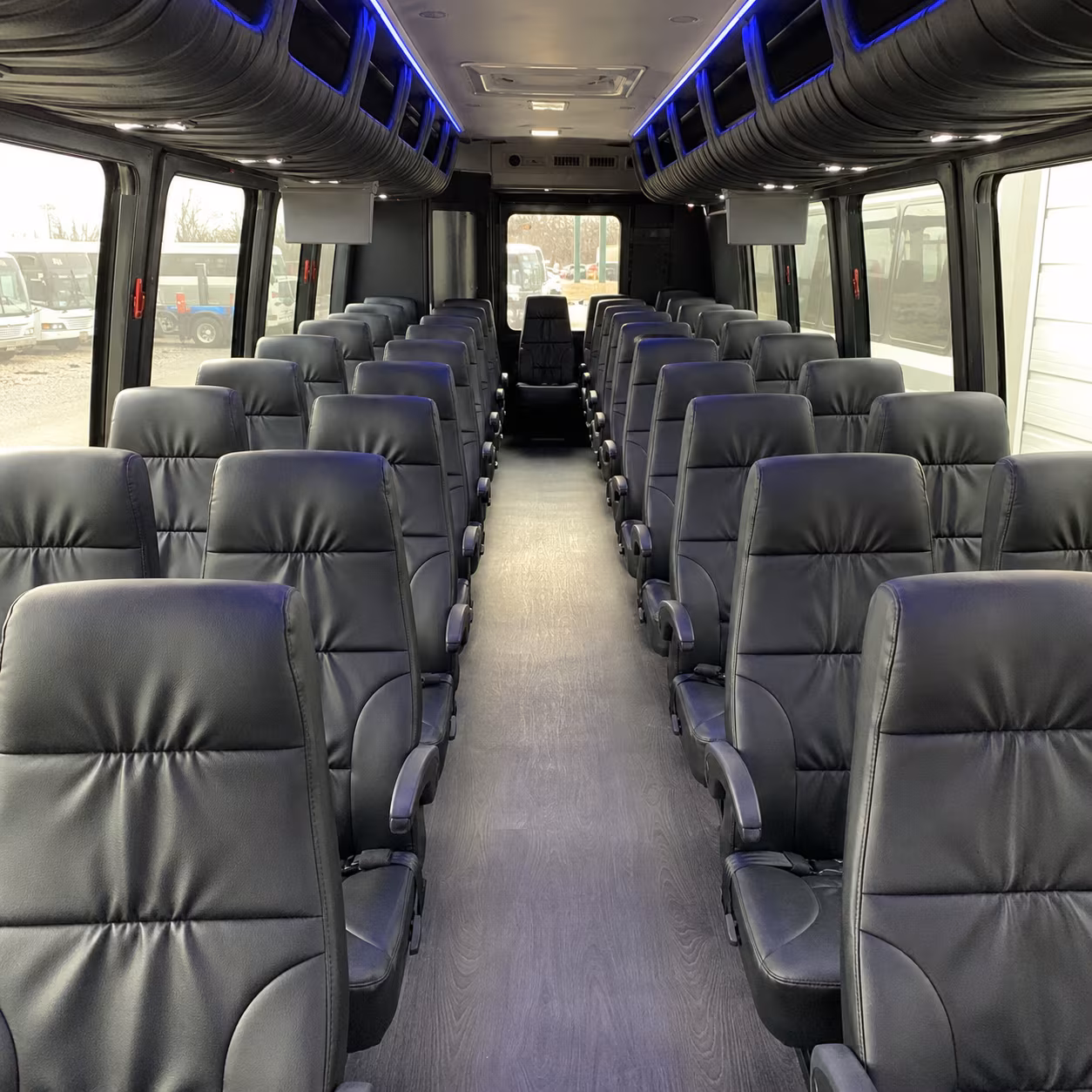 raleigh employee transportation onboard seating