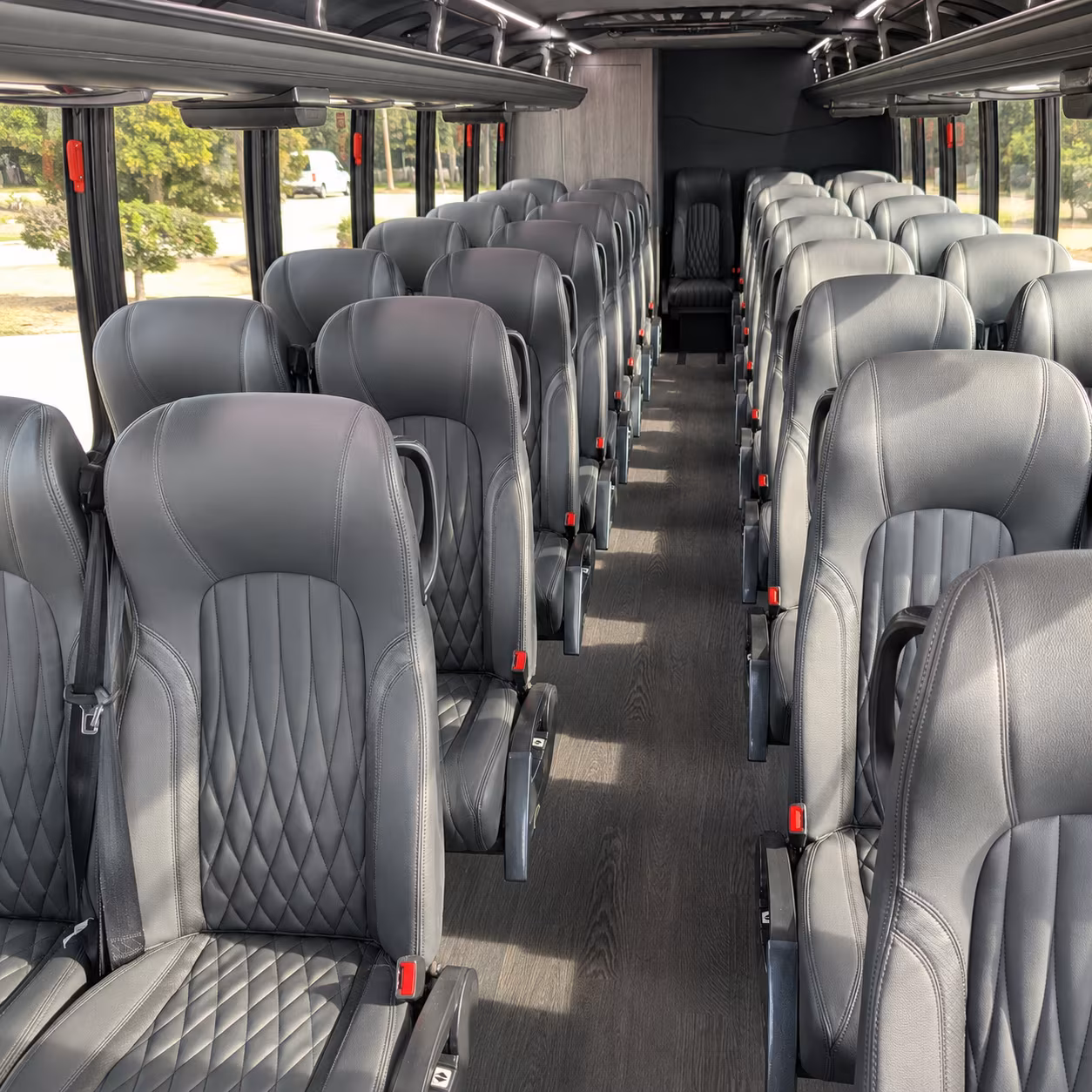 raleigh private event transportation onboard seating