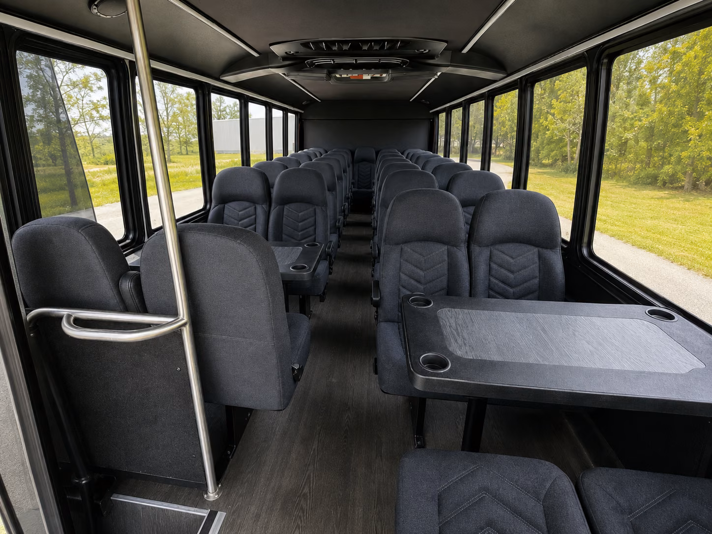 raleigh religious group transportation onboard seating